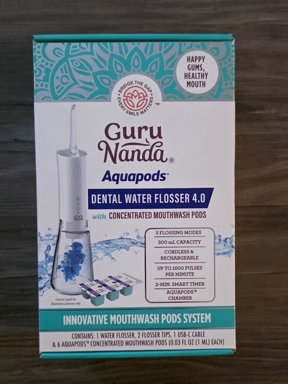 Guru Nanda Aquapods Dental Water Flosser 4.0 *New*